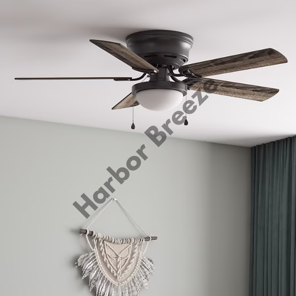 Harbor Breeze Armitage 52" Matte Black Ceiling Fan