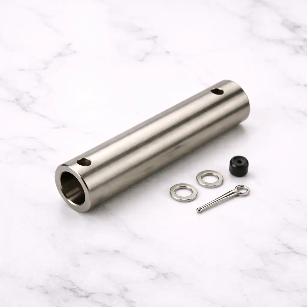 harbor breeze 4-in brushed nickel steel indoor ceiling fan downrod