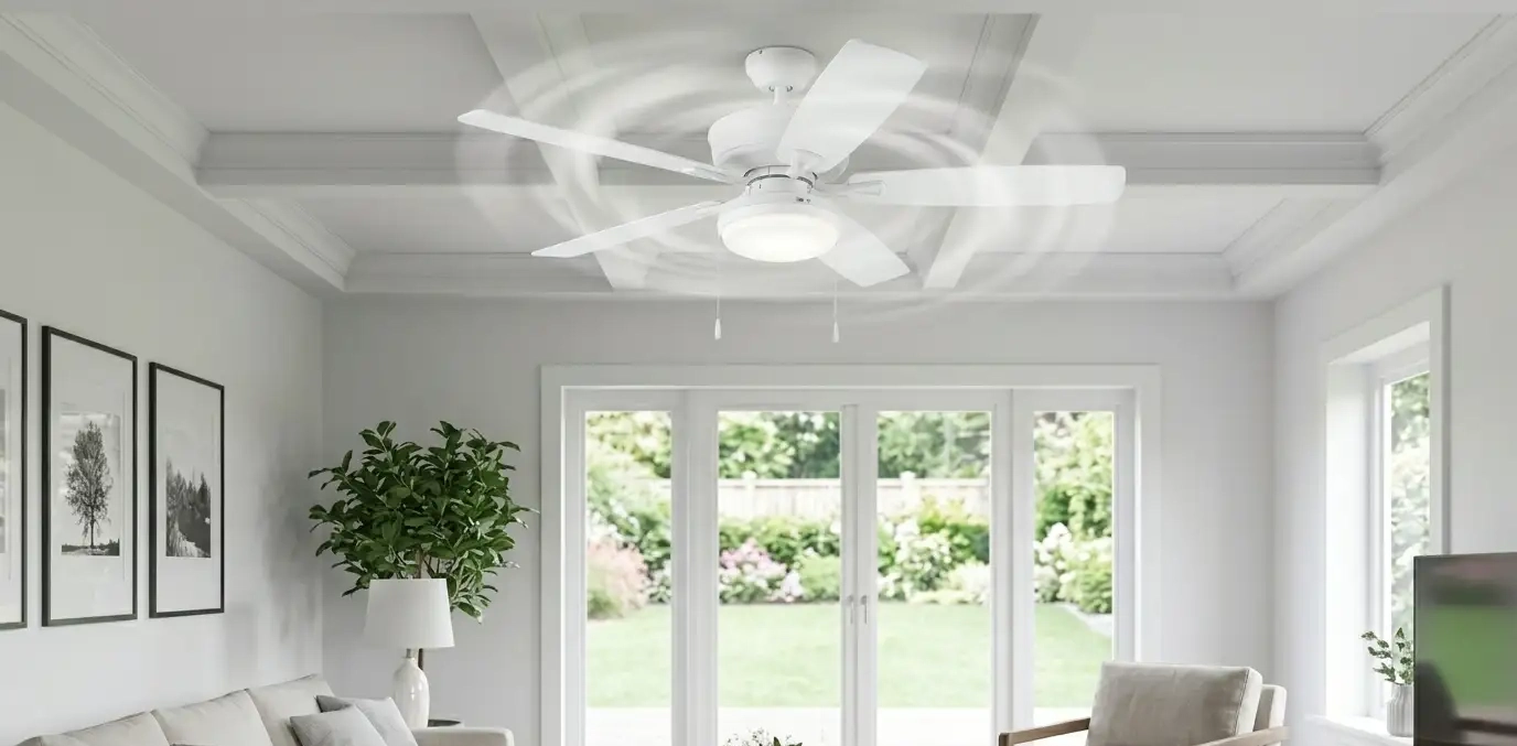 harbor breeze white ceiling fan